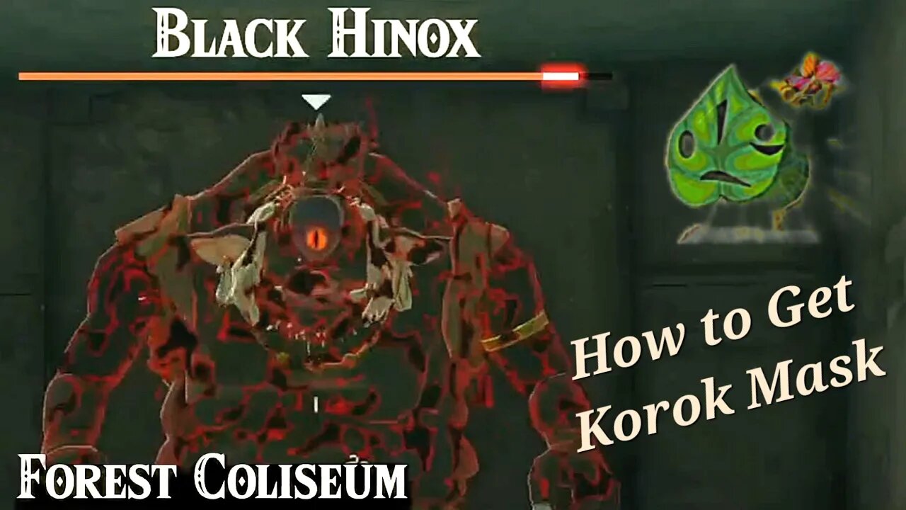 Defeating The Forest Coliseum (Black Hinox) - The Legend of Zelda: Tears of the Kingdom