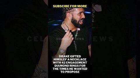 Drake Bought A 42 Diamond Rings Necklace