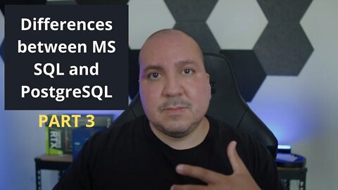 Some Differences Between SQL Server and Postgres Part 3