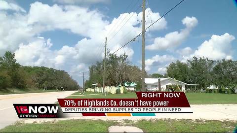 70% of Highlands Co. doesn't have power