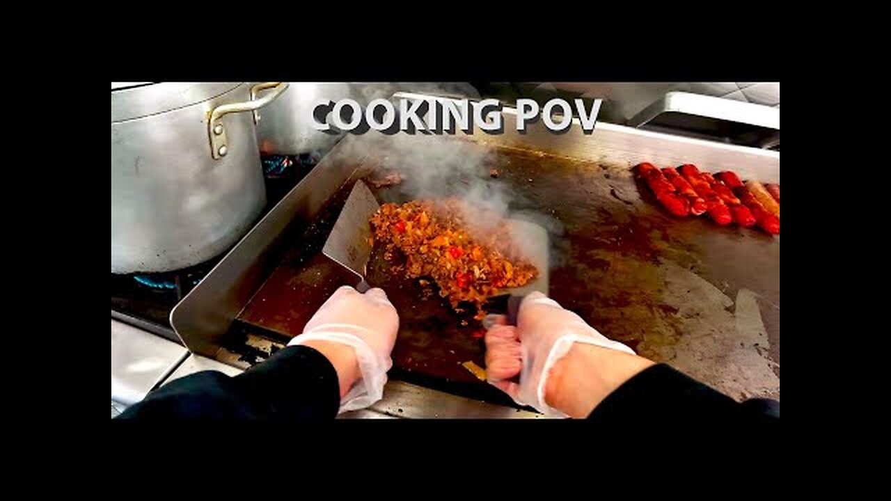 Hot Dogs or Philly Cheesesteaks!! Food Truck Cooing POV!!