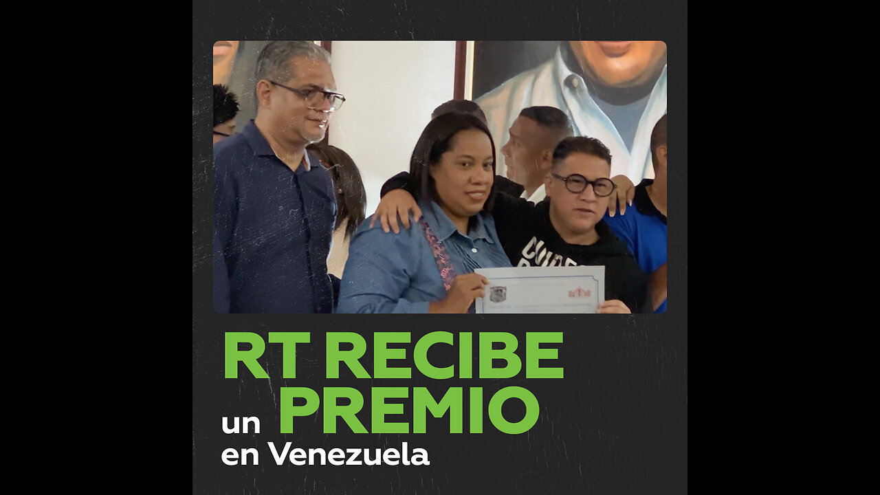 Otorgan en Venezuela un premio de periodismo a RT