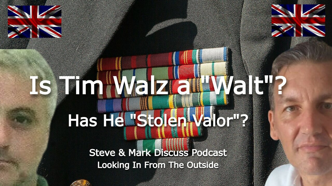 Is Tim Walz a Walt`? - Has He `Stolen Valor`?