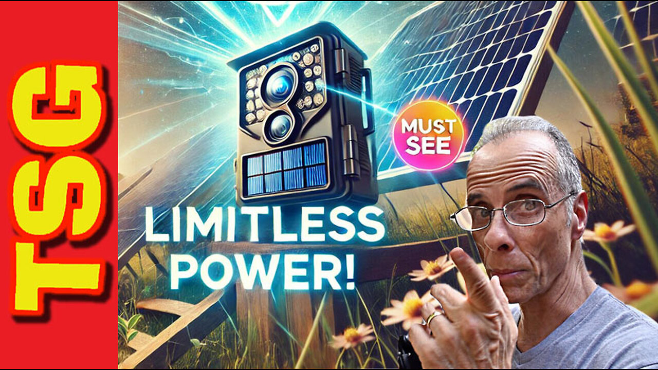 Unlimited Power! Solar-Powered Trail Camera in Action 🎥🌞