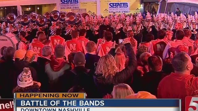 Football Fans Take Over Downtown Before The Music City Bowl