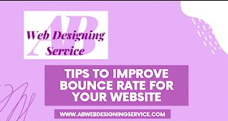 Tips To Improve Bounce Rate For Your Website / How To Improve Website Bounce Rate