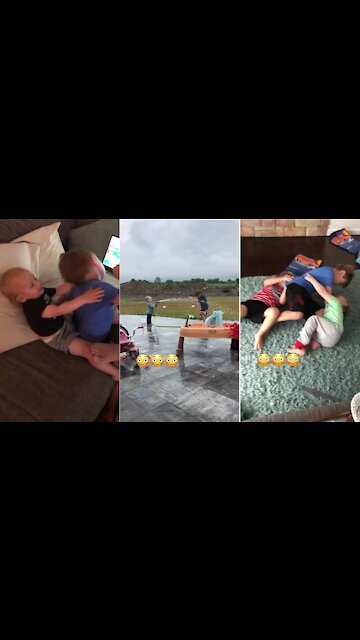 Baby Brother Humorously Strikes Back Against Older Siblings