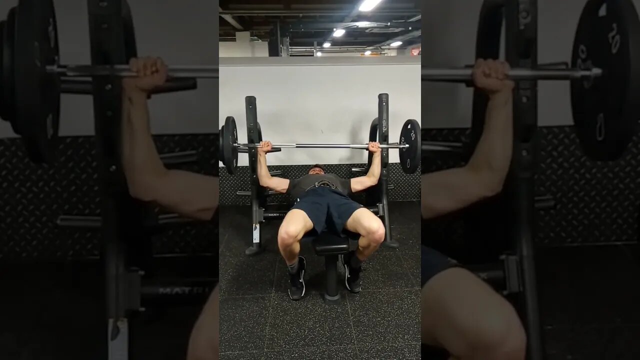 95 kg Bench Press 6 seconds pause for strength training