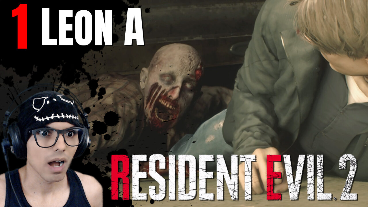 1) Resident Evil 2 Remake - Leon A Playthrough Gameplay