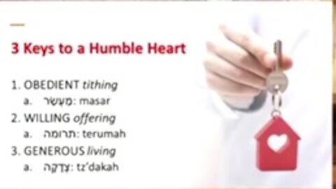 Three steps to a Humble Heart