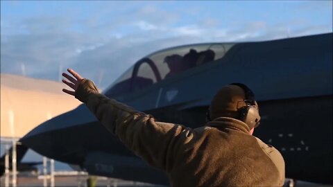 F-35As Take Off From MCAS Iwakuni for Operation Iron Dagger