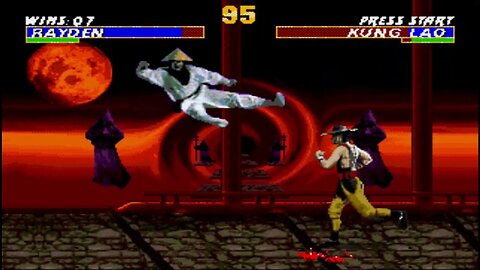 Ultimate Mortal Kombat Trilogy (Genesis) - Rayden MKI - Hardest - No Continues.