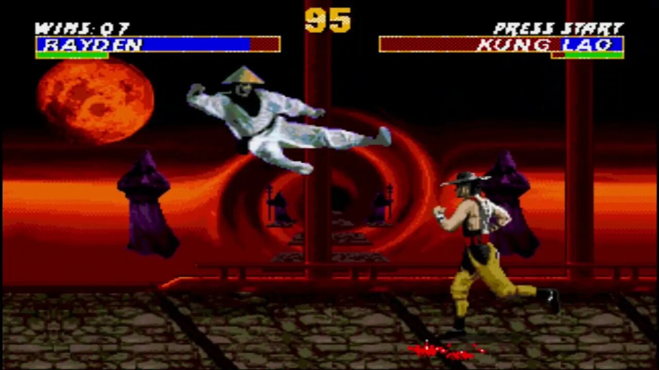 Ultimate Mortal Kombat Trilogy (Genesis) - Rayden MKI - Hardest - No Continues.