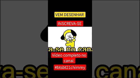 COMO DESENHAR CHIMMY BTS BT21 - FÁCIL #desenho #shorts #desenhofacil #desenholivre