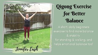 Qigong Exercise for Better Balance (Yoga & Qigong for Beginners)