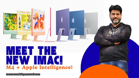 The iMac Revolution Begins in 2024 with M4 Chip Technology! #apple #imac #applelintelligence #xdr