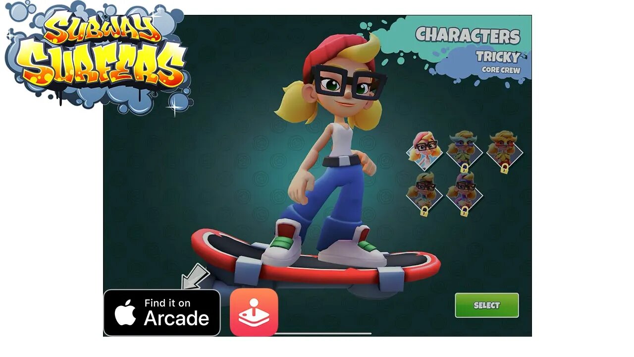 Subway Surfers Tag Underground Arena Gameplay as Tricky - Apple Arcade Games Showcase
