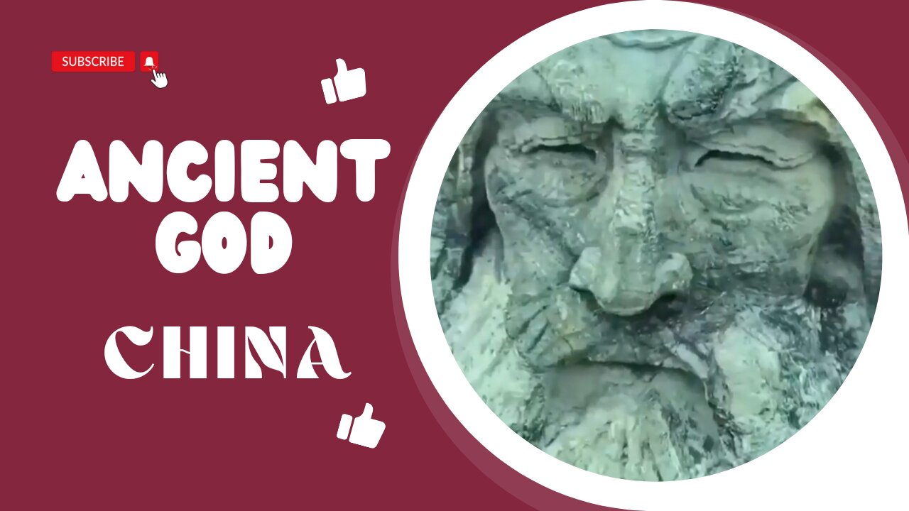 Sculpture of the ancient god China #china