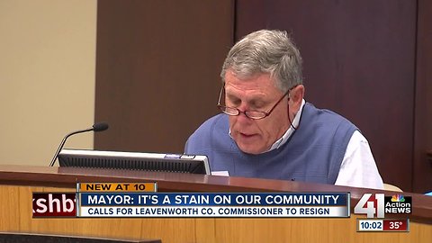 Leavenworth mayor: Commissioner should resign