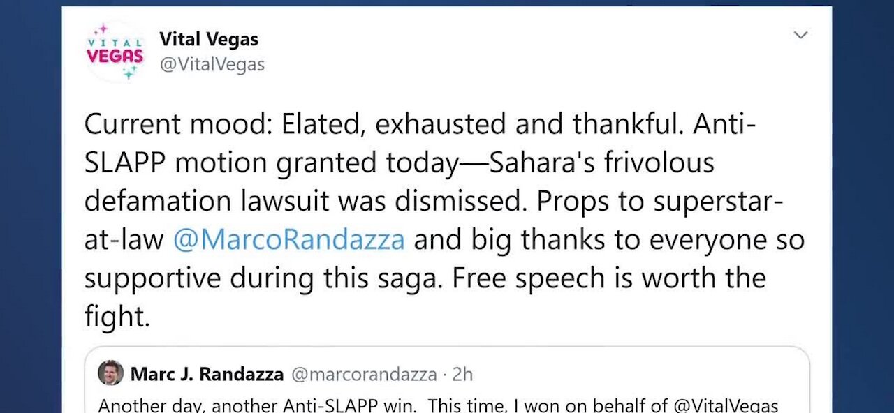 Las Vegas Blogger lawsuit gets dismissed