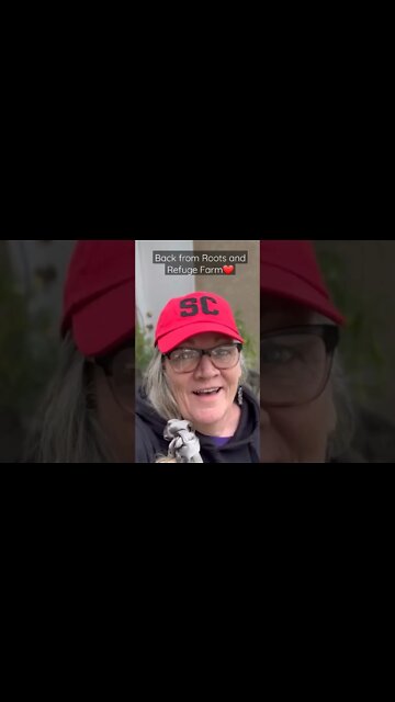 Made it back home from my visit to Roots and Refuge Farm❤️