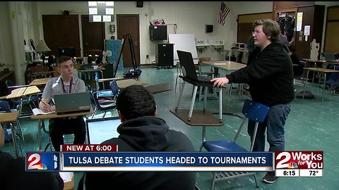 Tulsa debate students headed to tournaments