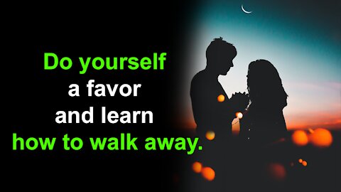 Do yourself a favor and learn how to walk away (Love Story) #shorts