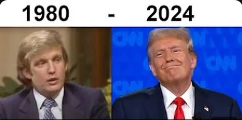 Donald Trump - Clip from every year from 1980 to 2024