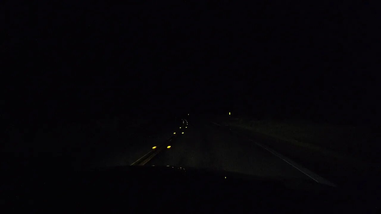 Terrifying Drive In Rain Storm At Night