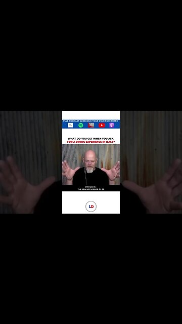 WHAT DO YOU GET WHEN YOU ASK FOR A DINING EXPERIENCE IN ITALY? #shorts #david #michelangelo #italy