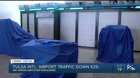 Tulsa International Traffic Down 53%