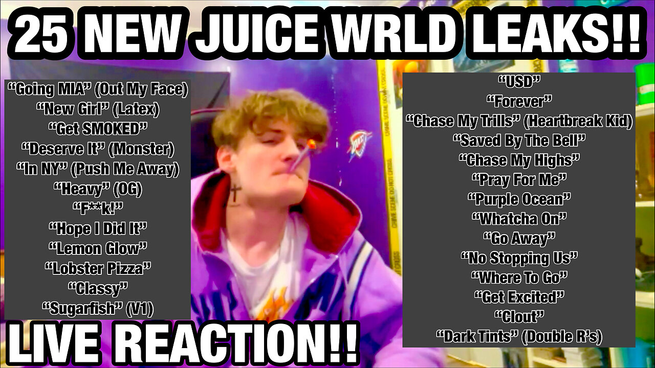 25 NEW JUICE WRLD LEAKS!! (Live Reaction/Review)