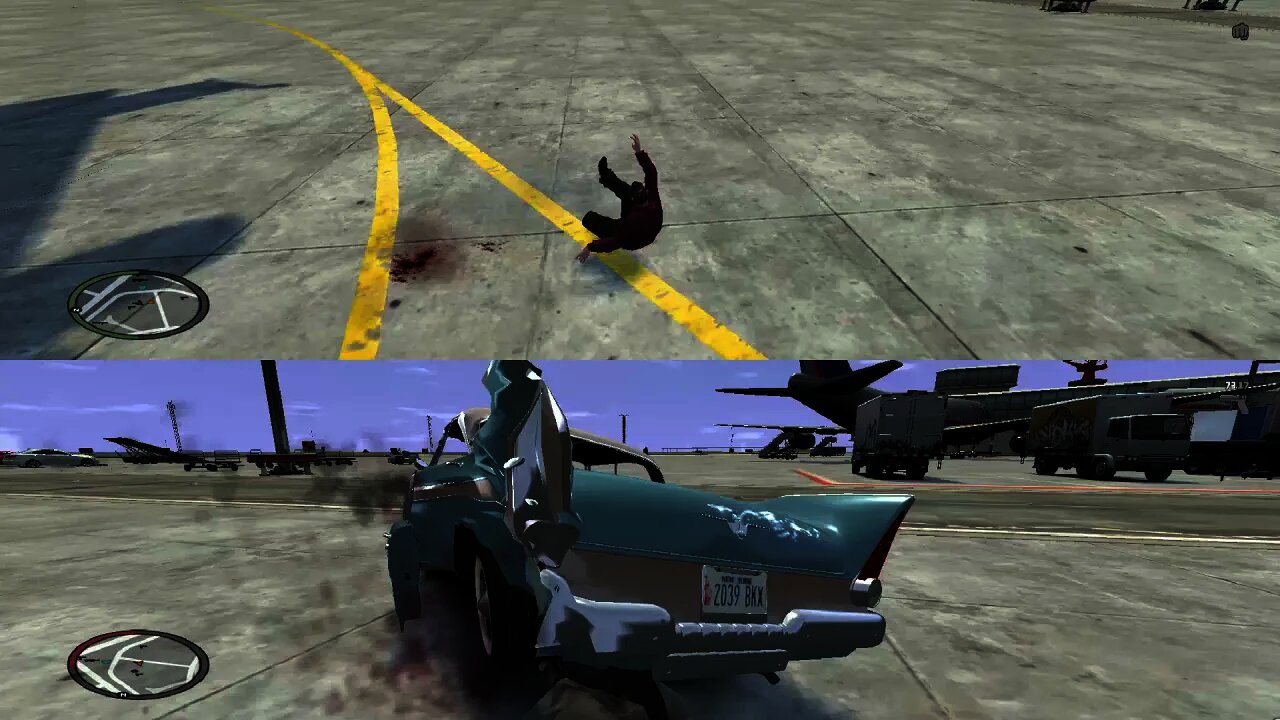 GTA IV - Serie 3 - Crash Testing Real Cars Splitscreen [Euphoria Physics]