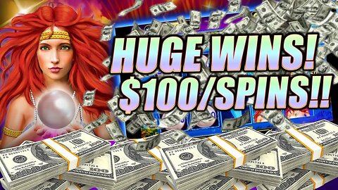 MASSIVE WILDS JACKPOT! 🐬 High Limit Magic Pearl Slots Keeps Hitting Jackpots!