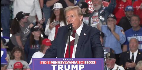PRESIDENT TRUMP: After all we have been through together, we stand on the verge...