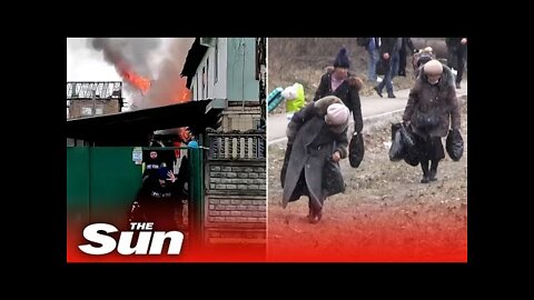 Russian tremendous attack in Ukraine 😮