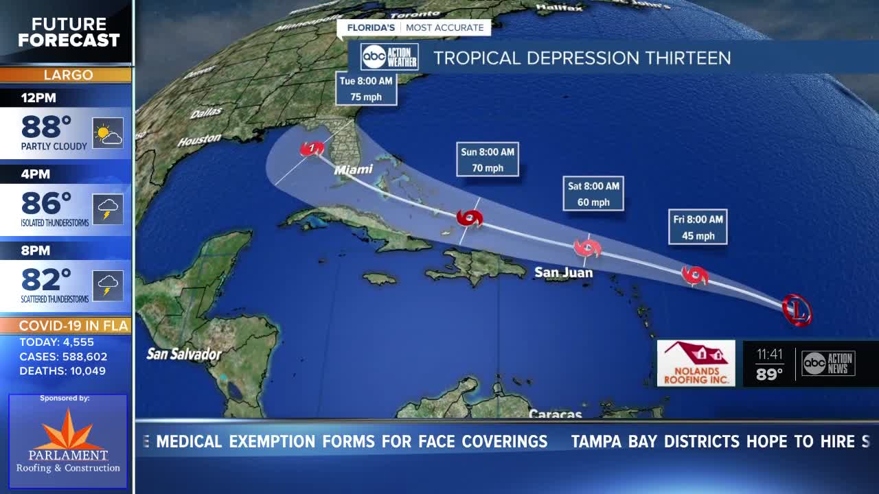 Tracking the Tropics | August 20 noon update