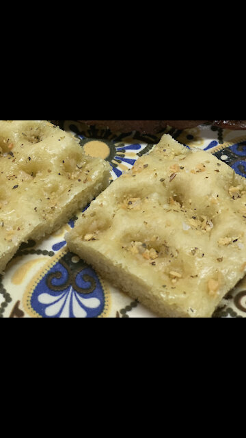 Focaccia made easier than ever with the help of a bread machine