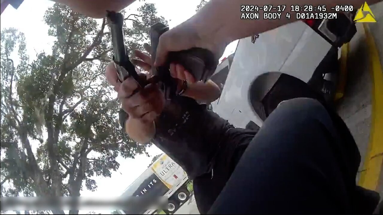 Body cam footage reveals armed robbery suspect shot after pointing gun at deputy