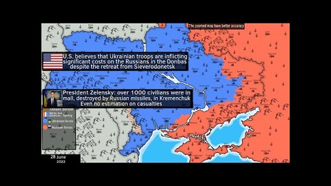 Russian invasion of Ukraine [28 Jun 2022] 'Today'