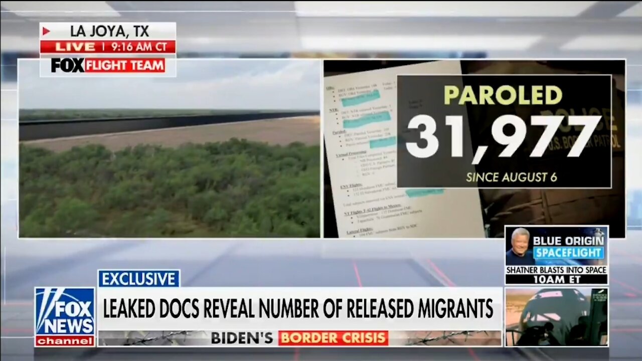 Leaked Docs Show Biden Admin Has Released 70K Illegals Into U.S In Last 2 Months