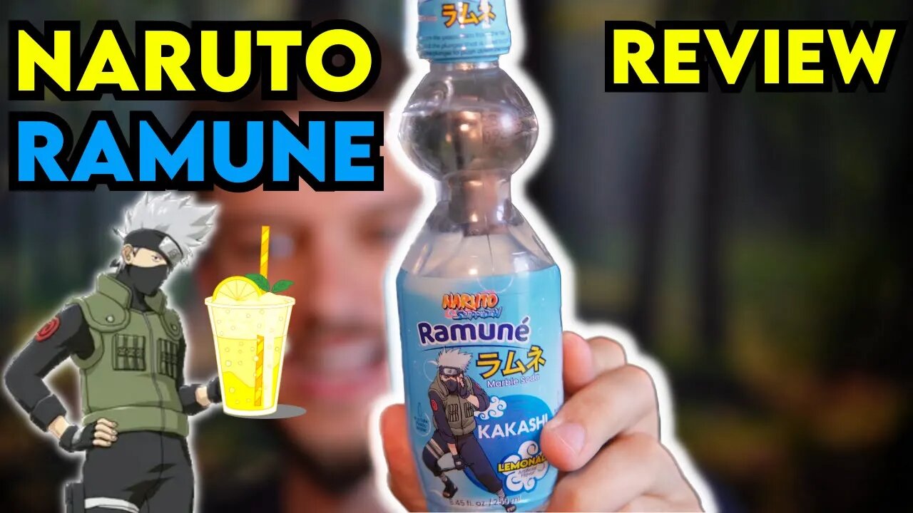 NARUTO RAMUNE Marble Soda Kakashi Lemonade Review