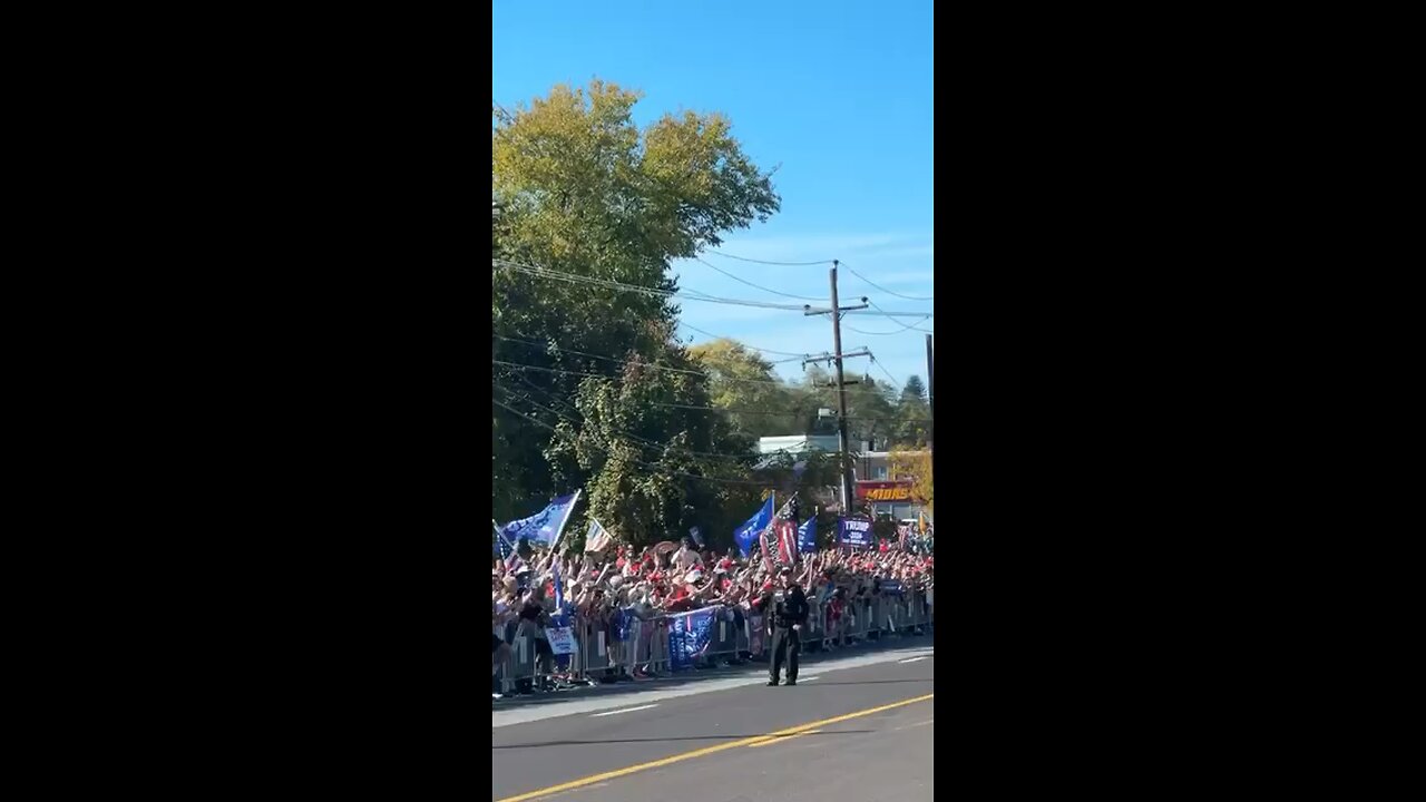 Trump supporters at the McDonald’s