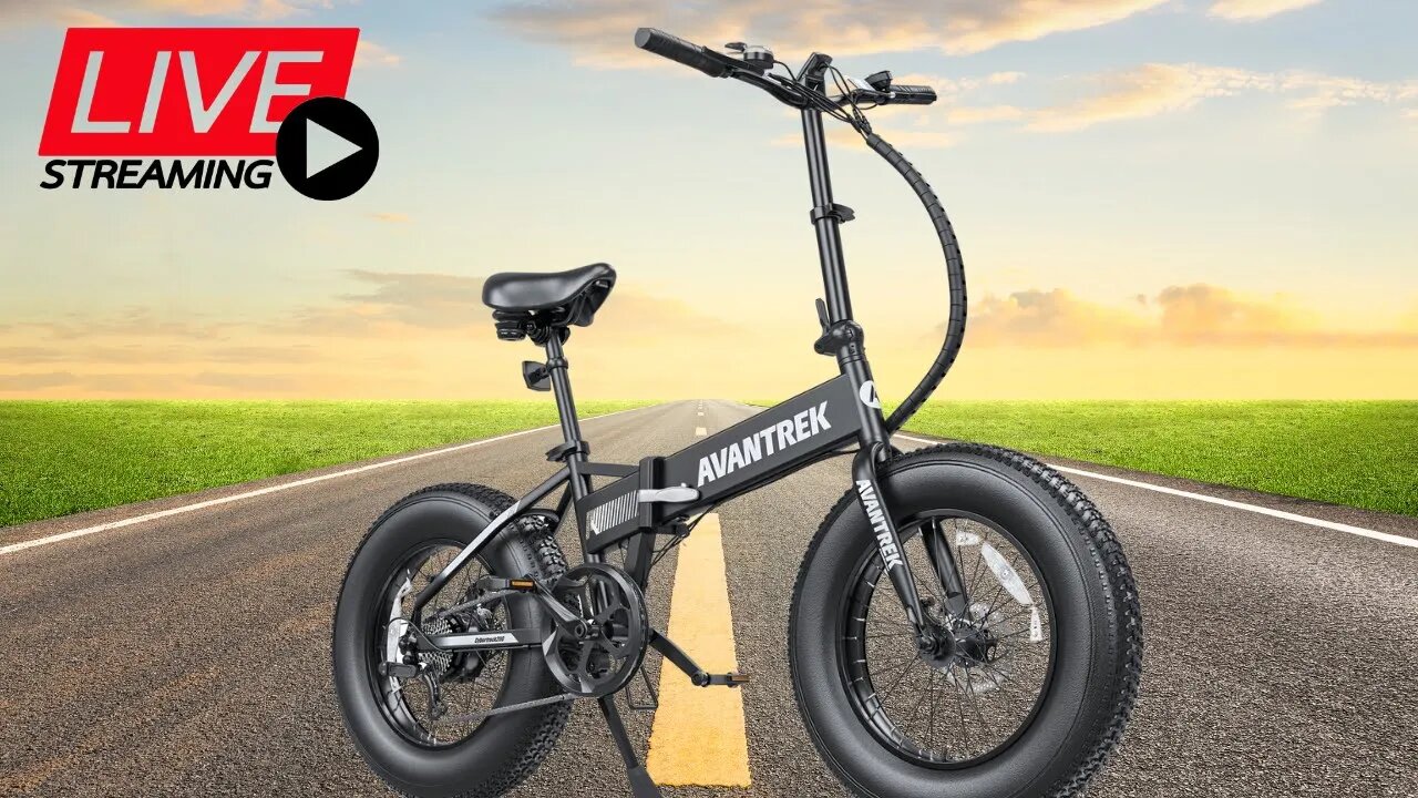 **Area 13 Ebikes LIVE Review - Avantrek Cybertrack 200 Fat Tires Folding Ebike**