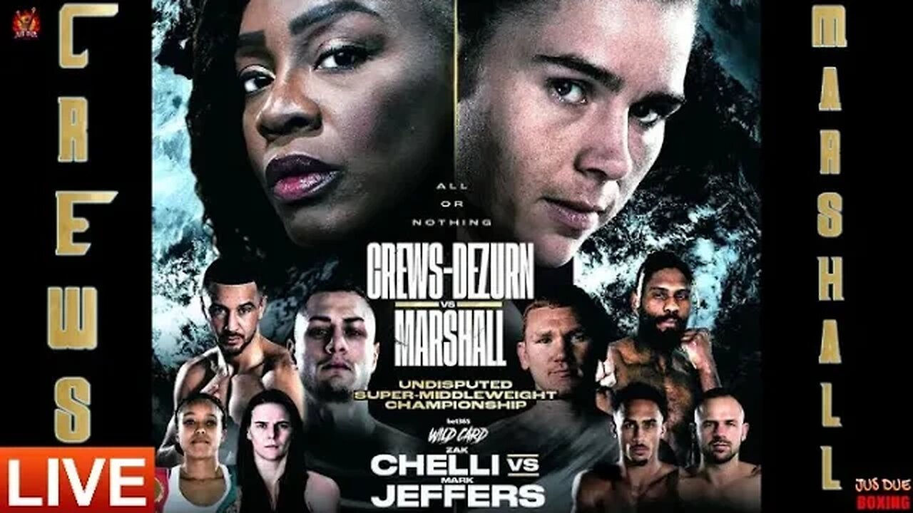 FRANCHON CREWS DEZURN VS SAVANNAH MARSHALL UNDISPUTED SUPER MIDDLEWEIGHT TITLE FIGHT FULL CARD 🔥