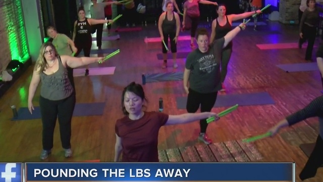Tone up while rocking out with 'Pound Fitness'