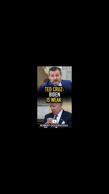Ted Cruz: Biden is WEAK #shorts