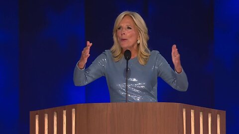 First Lady Jill Biden addresses the Democratic National Convention