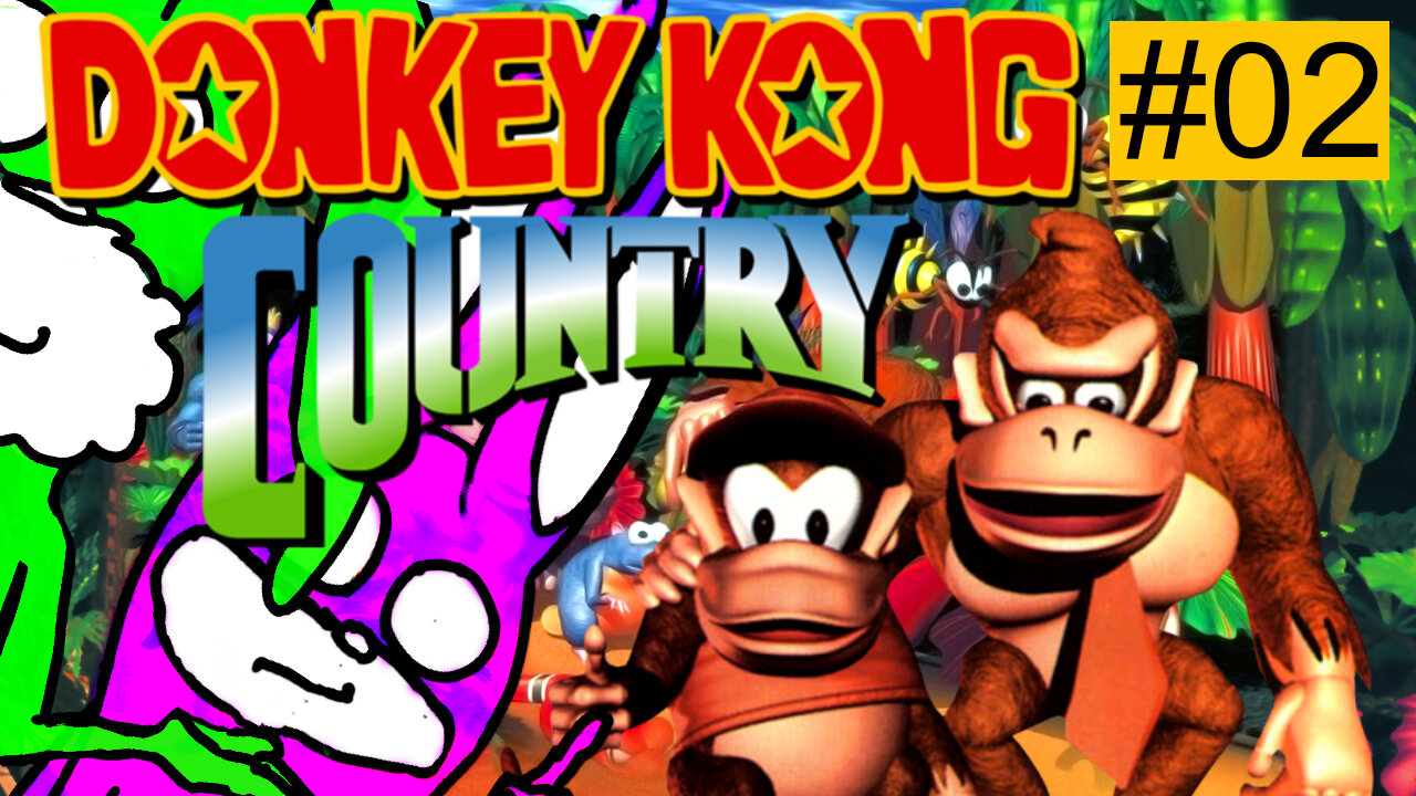 FULL-TIME-FÄSSER-JOB | Donkey Kong Country | mit RED & GREEN #02