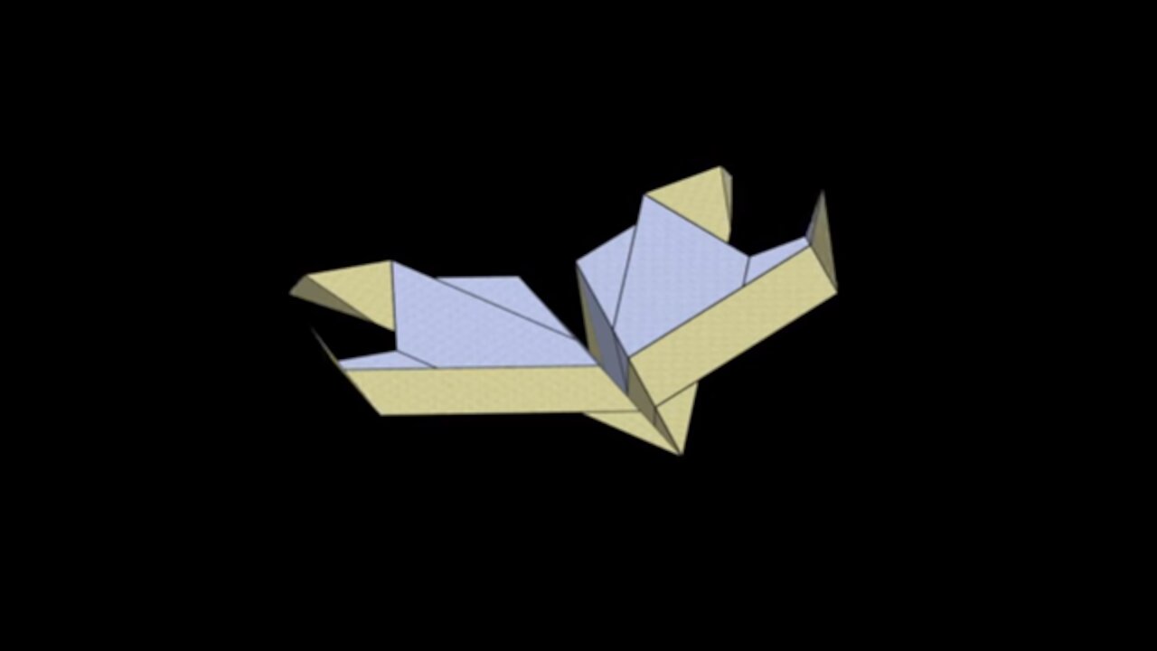 Eagle Paper Airplane: 3D Folding [2021]